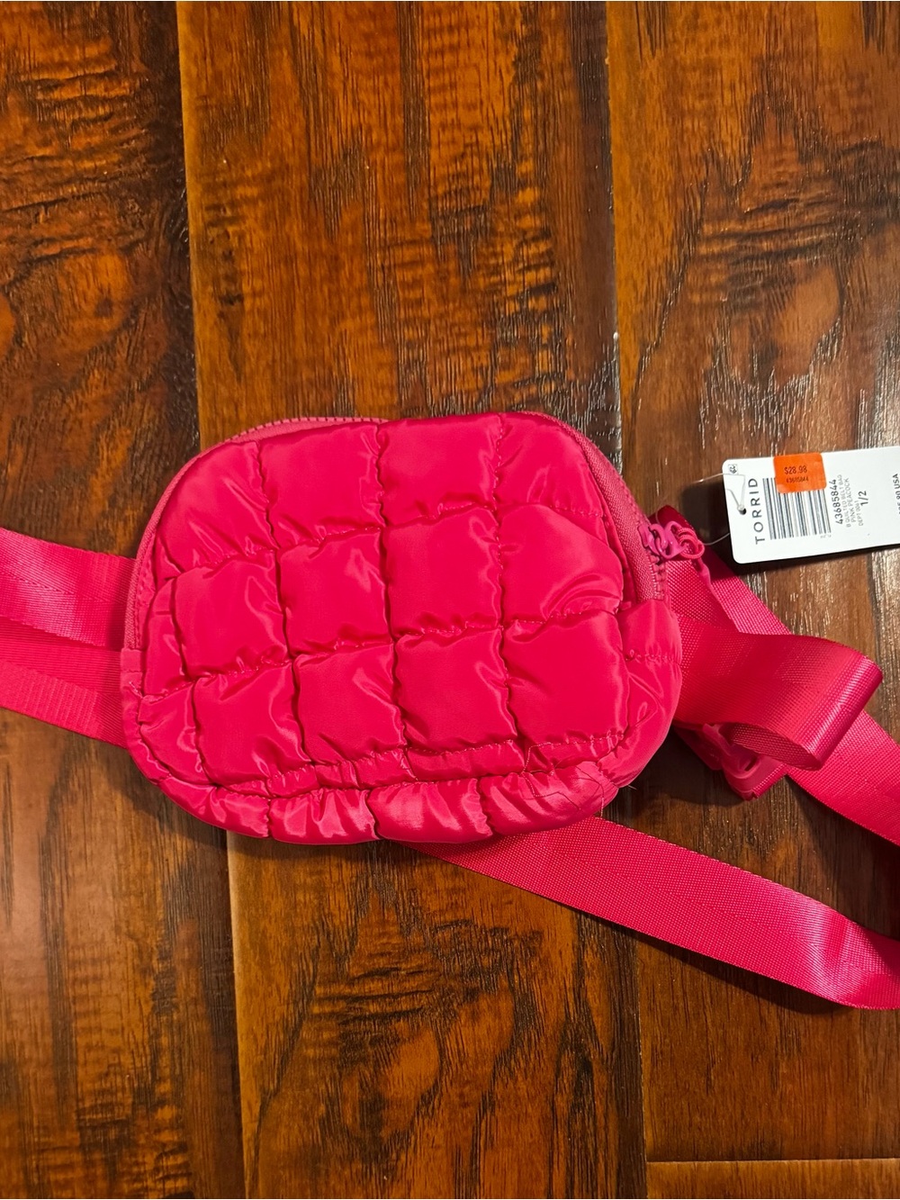 torrid Quilted Bright Pink Waist Bag